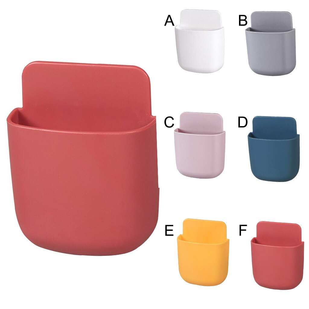 Free Punch Wall Hanging Remote Control Home Bedroom Remote Control Shelf