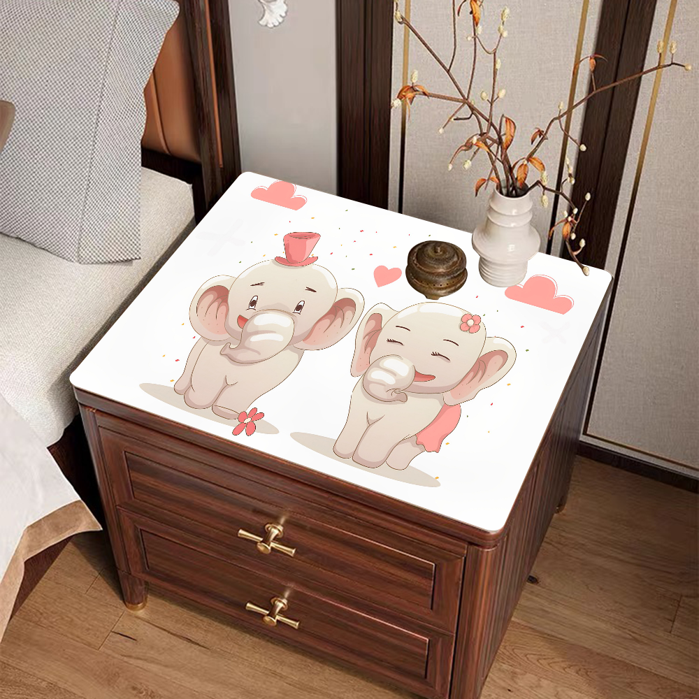 Animal Pattern Kitchen Tableware Dish Drying Mats Desk Drain Pad Heat Resistant Counter Top Mat