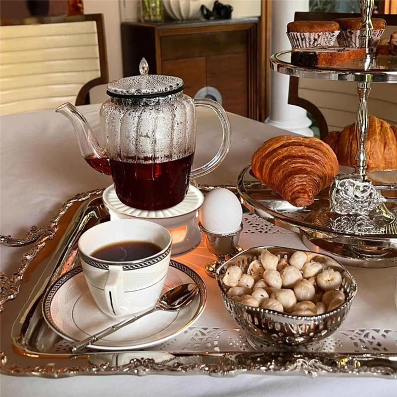 A19F-theepotverwarmer, theeverwarmer met theelichthouder, theepotverwarmer voor het verwarmen van koffie, melk, theelichtverwarmer, te gebruiken: Default Title