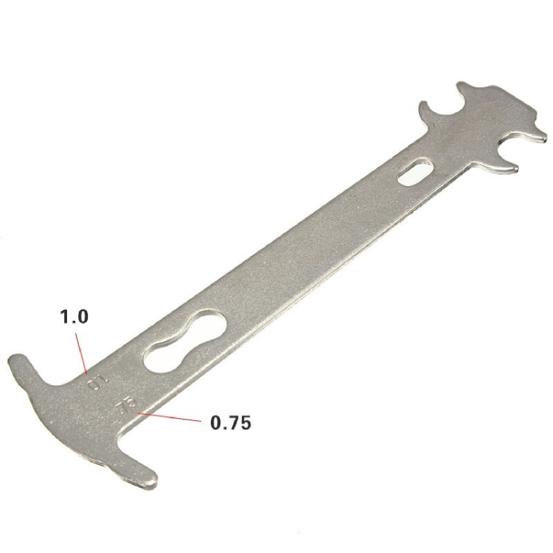 Bicycle Chain Wear Checker Indicator Repair Tool Mountain Road Chains Gauge Measurement Ruler Bicycle Accessories