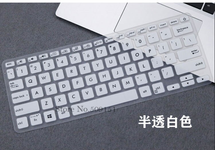 For ASUS Vivobook 14 X409MA X409JB X409JP X409UA X409U X409JA X409FJ X409FL x409 fb x409f x409fa Laptop Keyboard Cover Protector: White