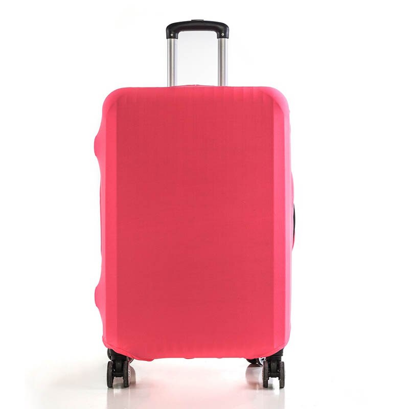 Simple Travel Suitcase Cover Elastic Thick Luggage Dust Protective Case Travel Accessories: rose / M