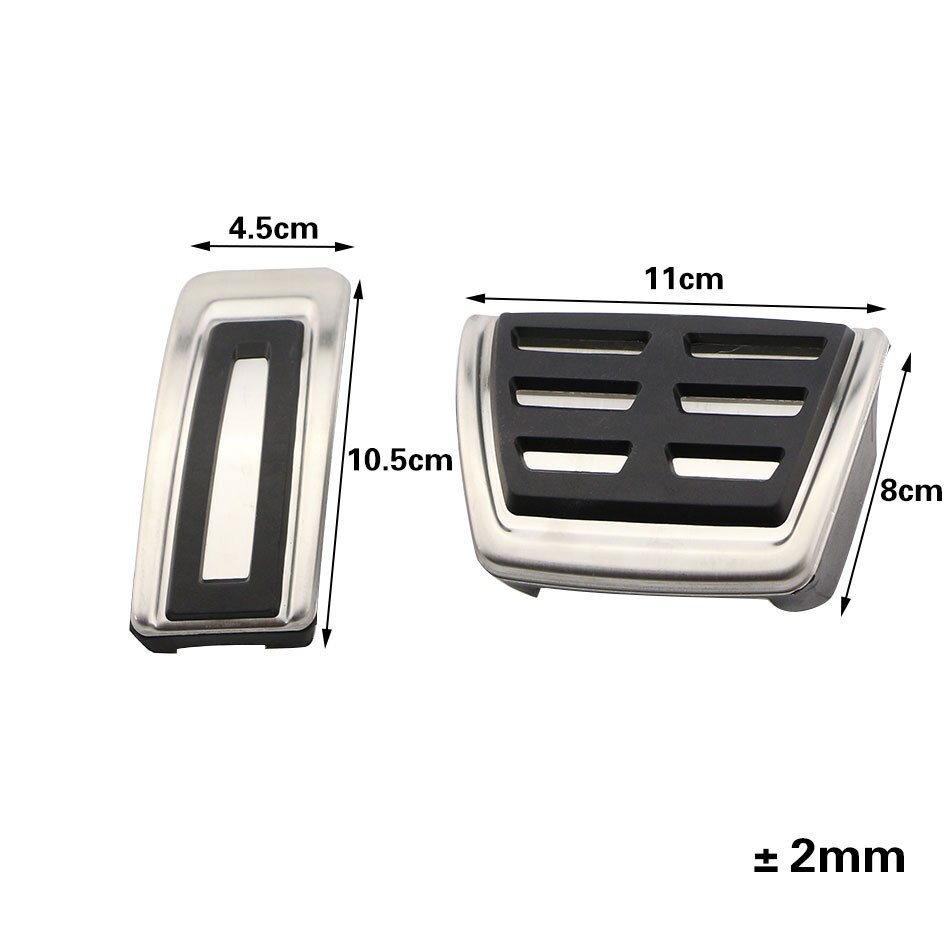 Auto Pedale für VW Tiguan Passat B8 Golf 7 8 T-kreuz T-Rock Troc für Skoda Octavia a7 Golf 7 für Sitz Leon 5F MK3 LHD: beim ohne Rest