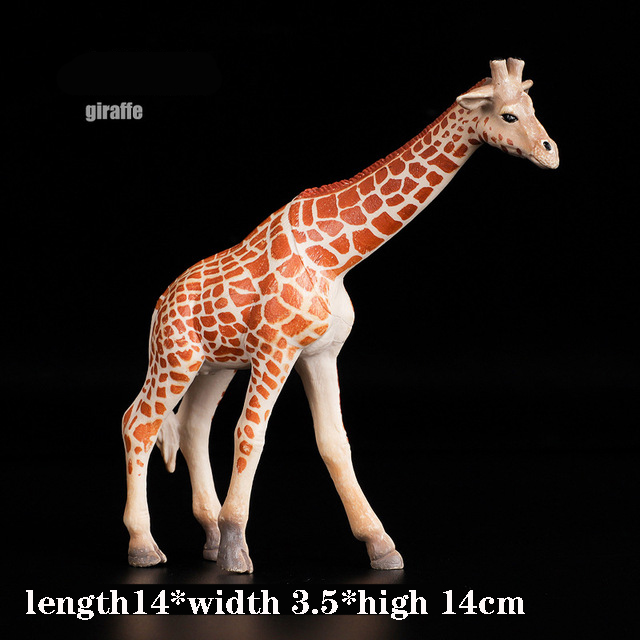 Simulation Ebene Figur Dekoration Kühlen Kollokation Pvc Modell Puppe Tiger Panda Giraffe Gepard Figur Biologische Spielzeug für freundlicher: G