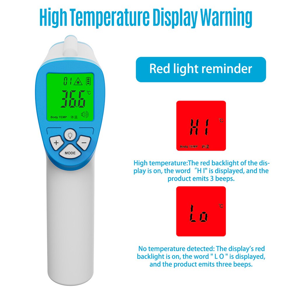 Non-contact Infrared IR Temperature Termometro Baby Adult Digital LCD Temperature Measure Tool Infrarojo termometr термометр: type 10