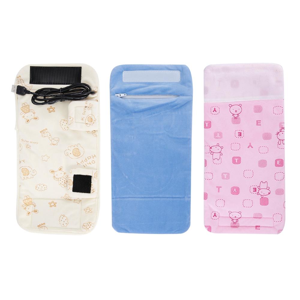 USB Flessenwarmer Draagbare Reizen Melk Warmer Baby Zuigfles Verwarmde Deksel Isolatie Thermostaat Voedsel Heater