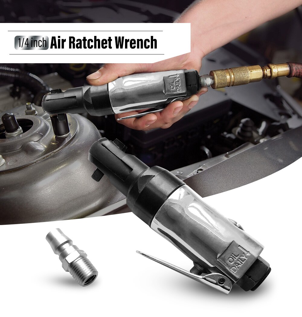 Square Drive Straight Shank Pneumatic Air Ratchet Wrench Tool
