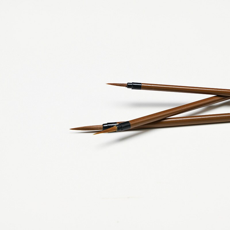 Weasel Hair Chinese Calligraphy Writing Brush Set Watercolor Pen Character Outline Drawing Hook Line Pens Craft Supply