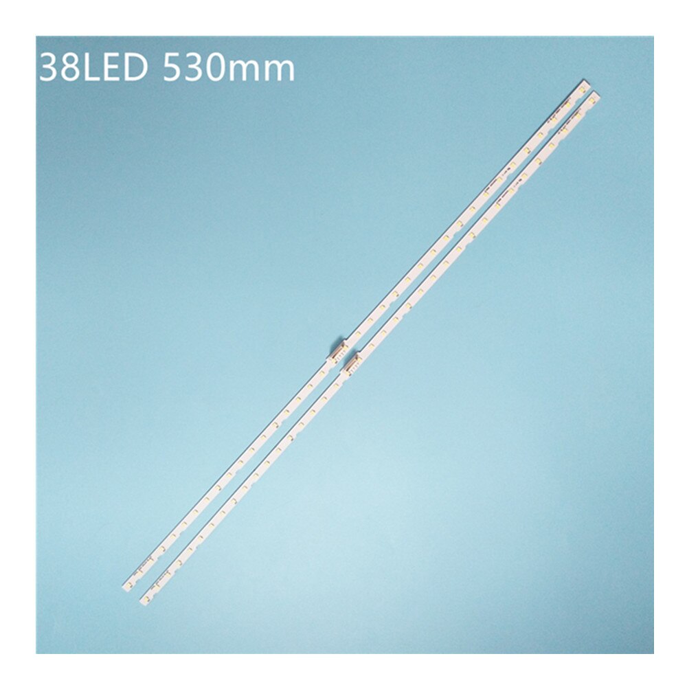 2 stk led -bakgrunnsbelysningsliste for samsung  ue49 nu 7100 ue49 nu 7102 ue49 nu 7140u ue49 nu 7670 ue49 nu 7120 ue49 nu 7170 un49 nu 7100 ue49 nu 7100k