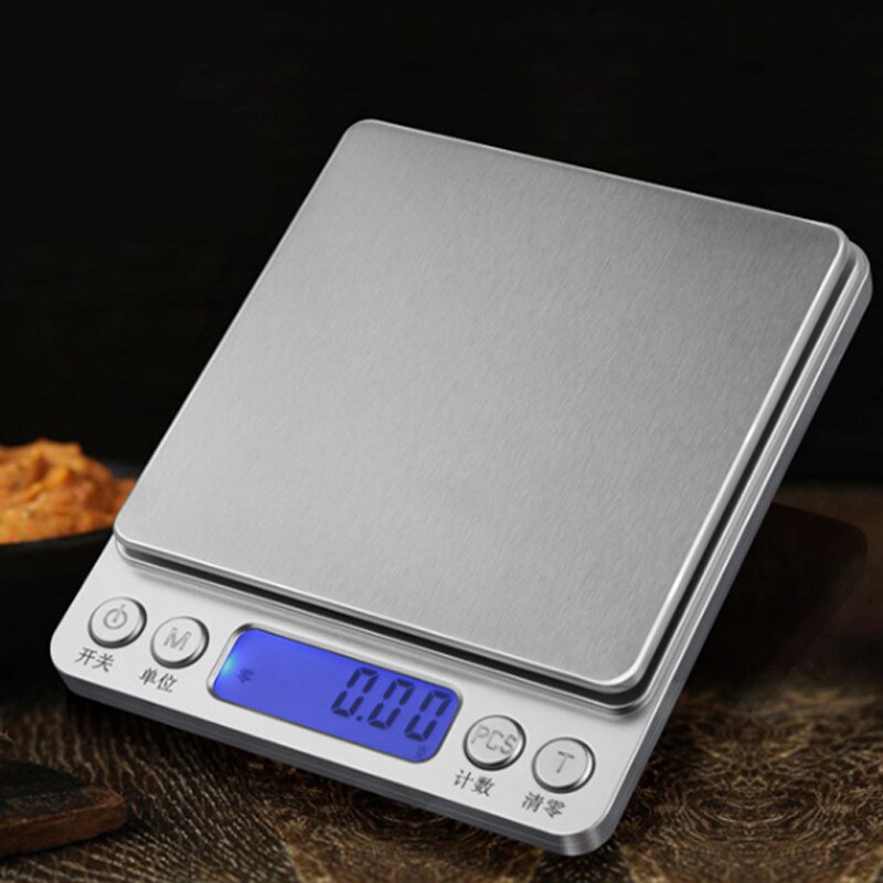 Mini Precision Grams Weight LED Digital Weighing Scale Electronic Balance Scale for Tea Baking Kitchen Cooking