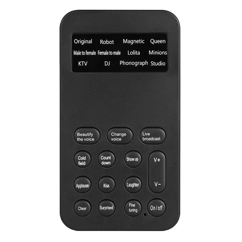Voice Changer,Voice Changer Handheld Microphone Voice Changer Sound Effect Machine KTV, DJ, Phonograph, Recording Studio: Default Title