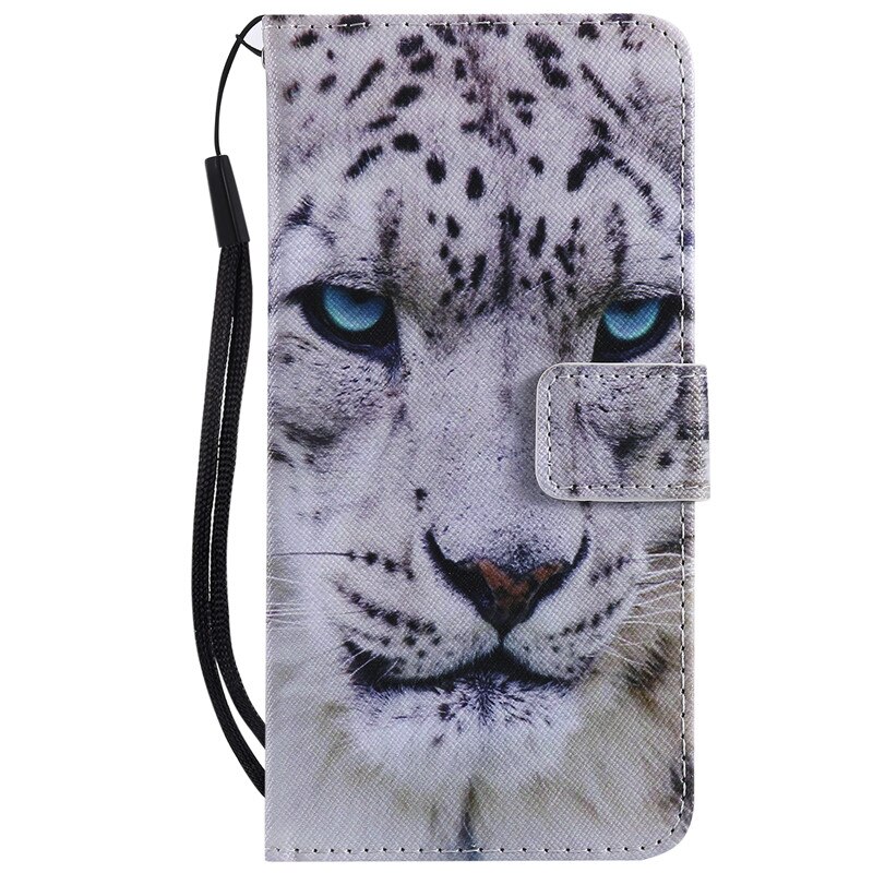 Lederen Case op voor Pouzdro Samsung Galaxy A40 Cover voor Samsung Galaxy A40 EEN 40 A405F A405 Coque Cartoon Portemonnee flip Telefoon Case: D