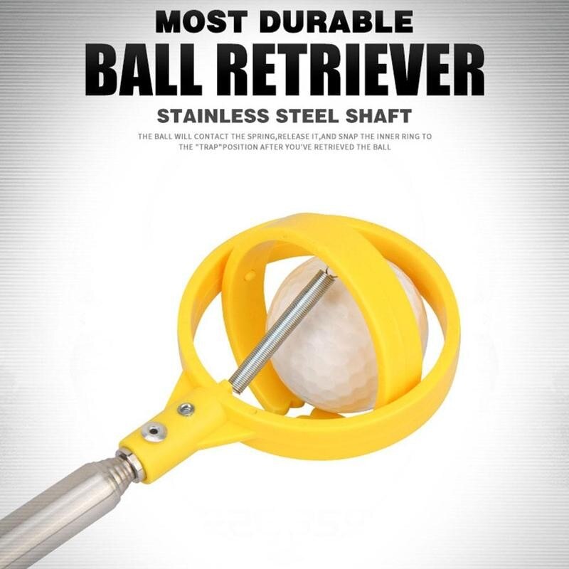 BAOSITY Golf Ball Retriever Ball Pick Up Tool, Ball Picker, Park Golf Ball Clip For Outdoor Golf Training Gifts For Golfer