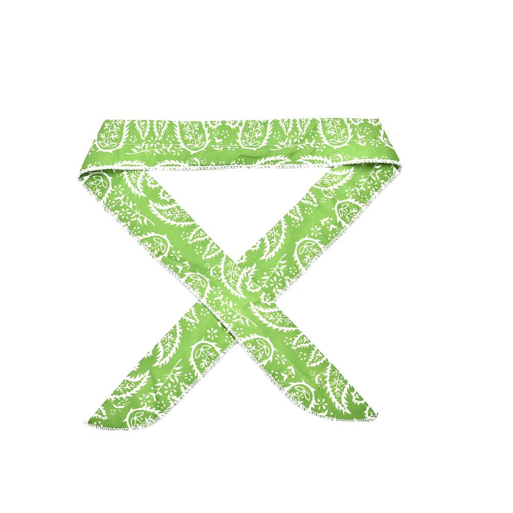 Zomer Fietsen Cooling Sjaal Herbruikbare Cool Sjaal Crystal Polymer Cooling Sjaal Voor Outdoor Recreatie Sport: Green