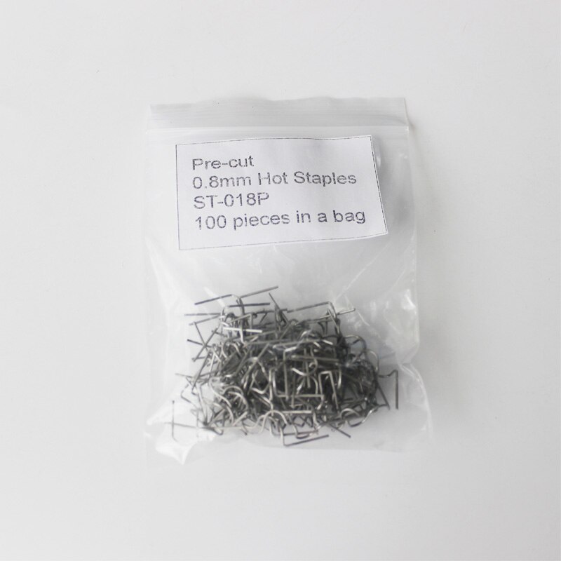 100 Stuks Pre-Cut 0.8 Mm S Shape Nietmachine Plastic Bumper Lassen Reparatie Nietjes