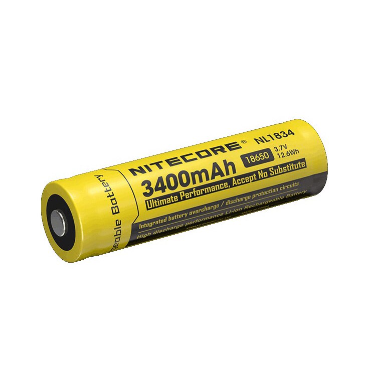 nitecore ion nl1834 nl189 18650 3.7 v 3400 mah beschermd rechargeabl batterij