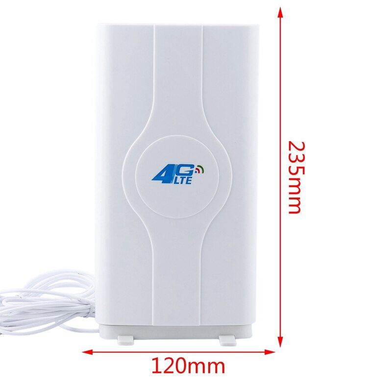 700 ~ 2600mhz 88dbi 3g 4g Lte antenne antenne Mobile connecteur mâle Booster Mimo panneau antenne + 2 mètres (2x SMA-mâle)