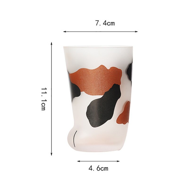 Tasse à café en porcelaine avec pattes de tigre en verre, pour le bureau, 300Ml
