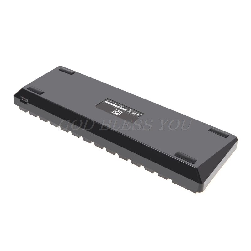 GK61 61 Sleutel Mechanische Toetsenbord USB Bedraad LED Backlit As Gaming Mechanische Toetsenbord Voor Desktop