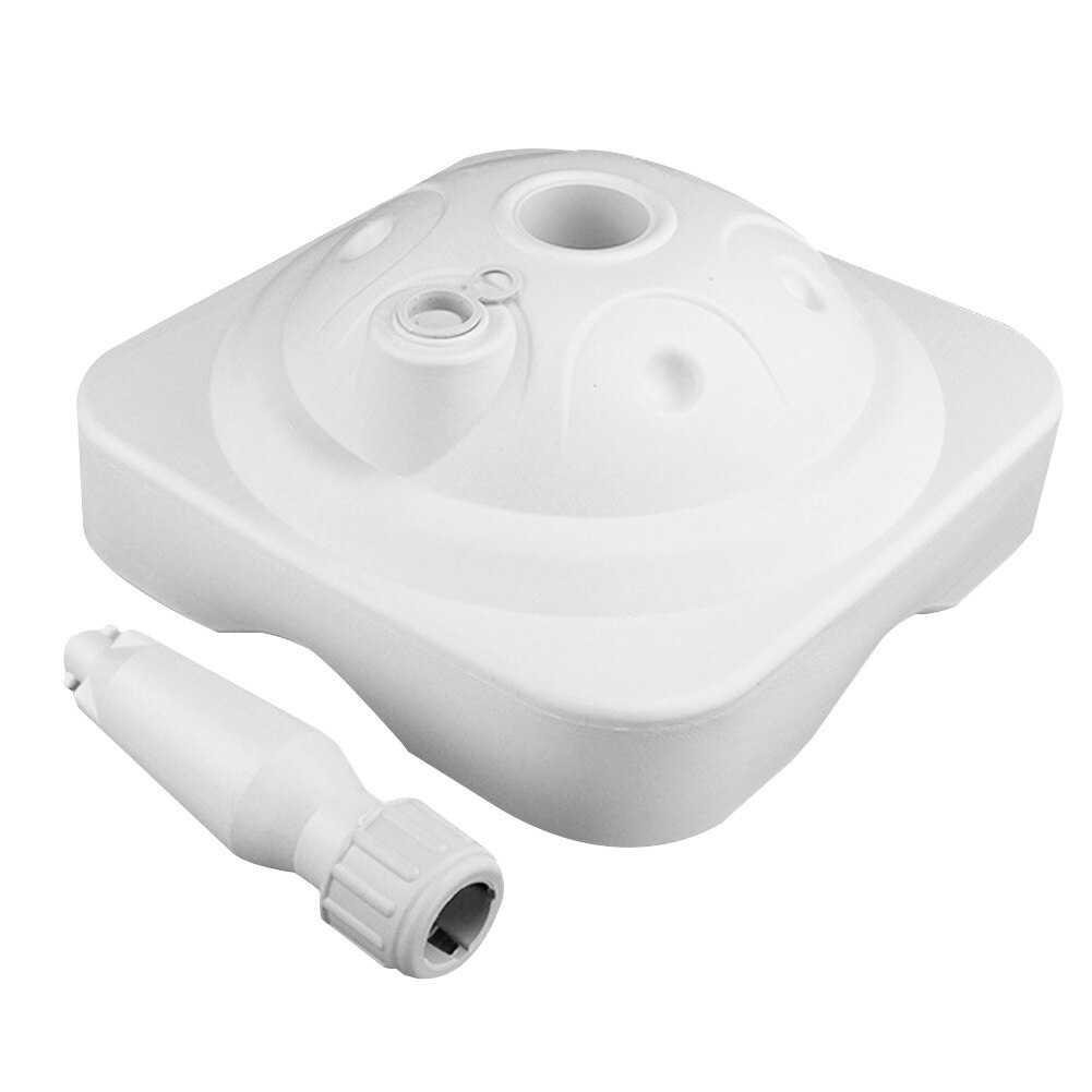 Ondersteuning voor zonnescherm, weerbestendig, terras, parasolvoet, huis, hotel, buiten, tuin, met water gevulde strandstandaard, zware vierkante