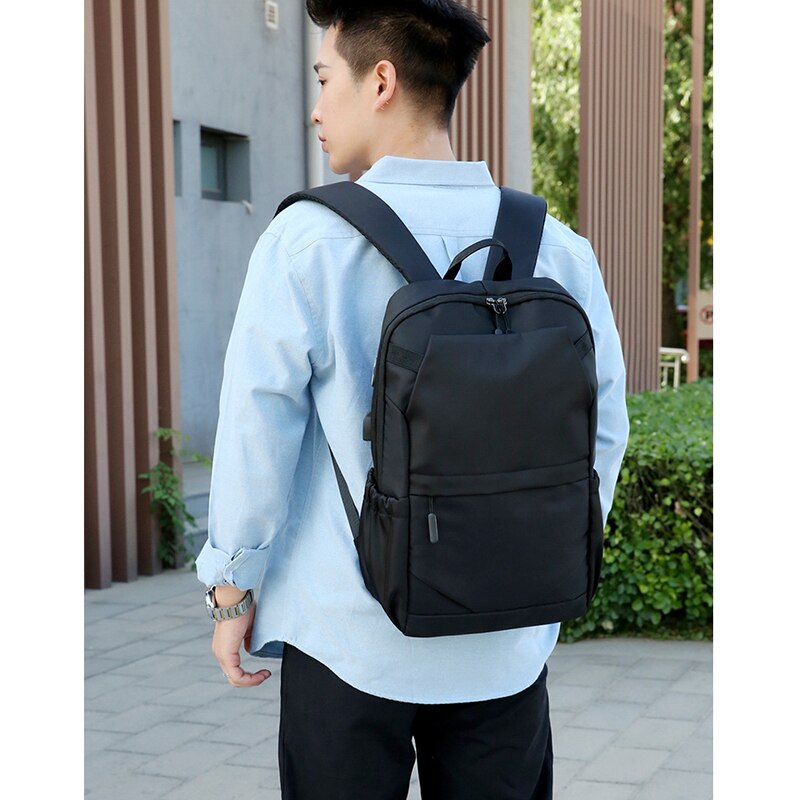 University Student School Backpack Men Bags Waterproof Oxford Men's Backpack Large Casual College Style