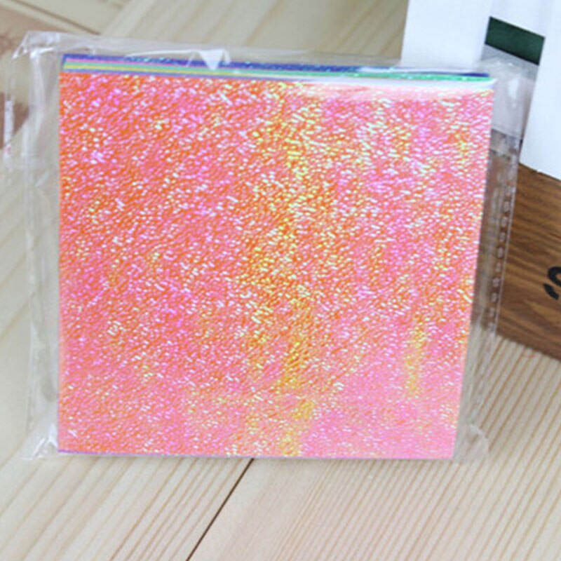 50 sztuk/zestaw papier origami cięcie papieru jednostronnie lśniące składane jednokolorowe papiery dzieci Wykonany ręcznie Scrapbooking, rzemiosło dekoracji