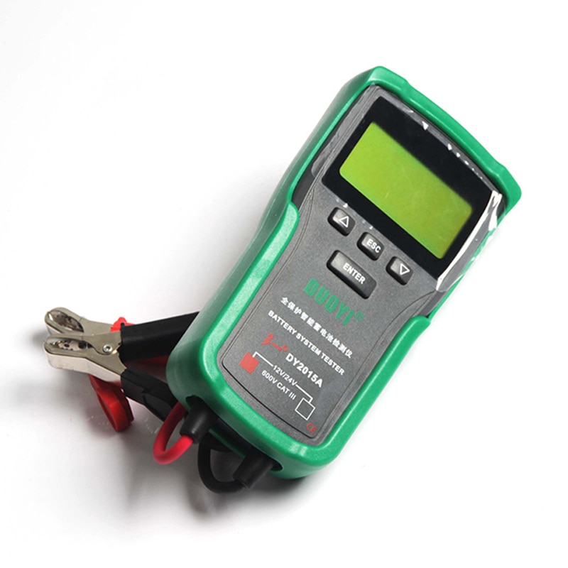 DY2015A 12V and 24V Car Battery Tester Capacity Electronic load Battery Charge Test Automotive Battery Analyzer