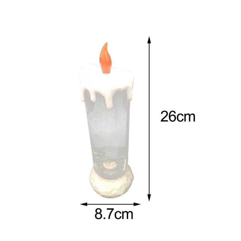 LED Water Candle Color Change Electronic Rechargeable With LED Glitter Color Waterproof Candle Candle B0A4