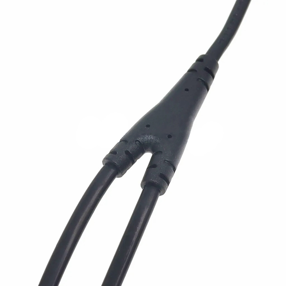 Cee7/16 Eu 2 Prong Man Naar Vrouw Dubbele Output,2 Manieren Uitlaat Verlengsnoer Europese M/F Power Splitter Kabel 49Cm