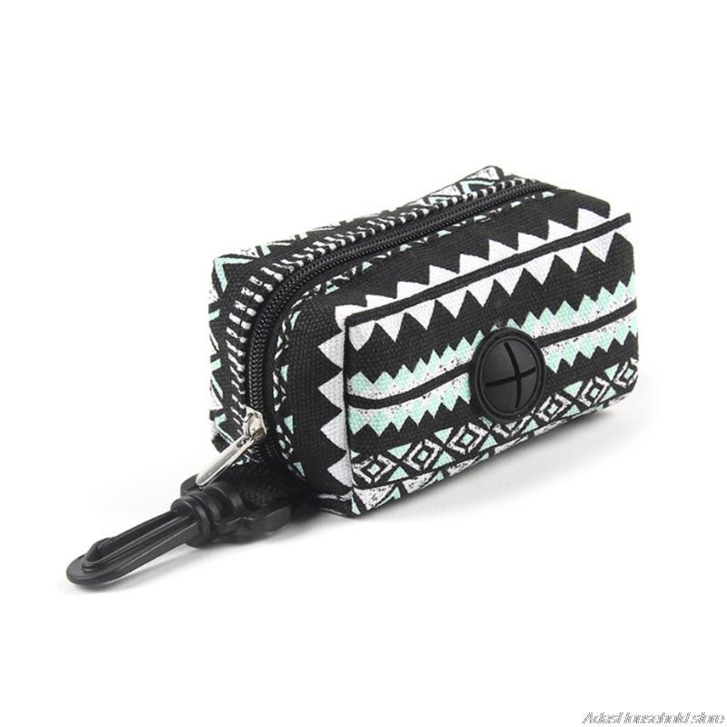 Portable Pet Puppy Cat Pick Up Poop Bag Dispenser Dog Poop Waste Garbage Holder