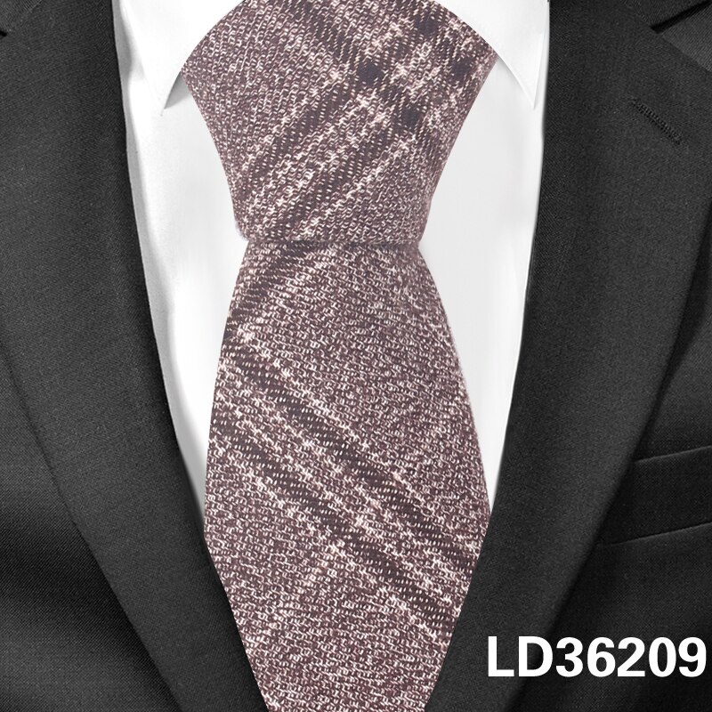Bomulds plaid slips halsslips til jakkesæt tyndt slips til mænd kvinder mand slips gravatas til bryllupsvirksomhed: Ld36209