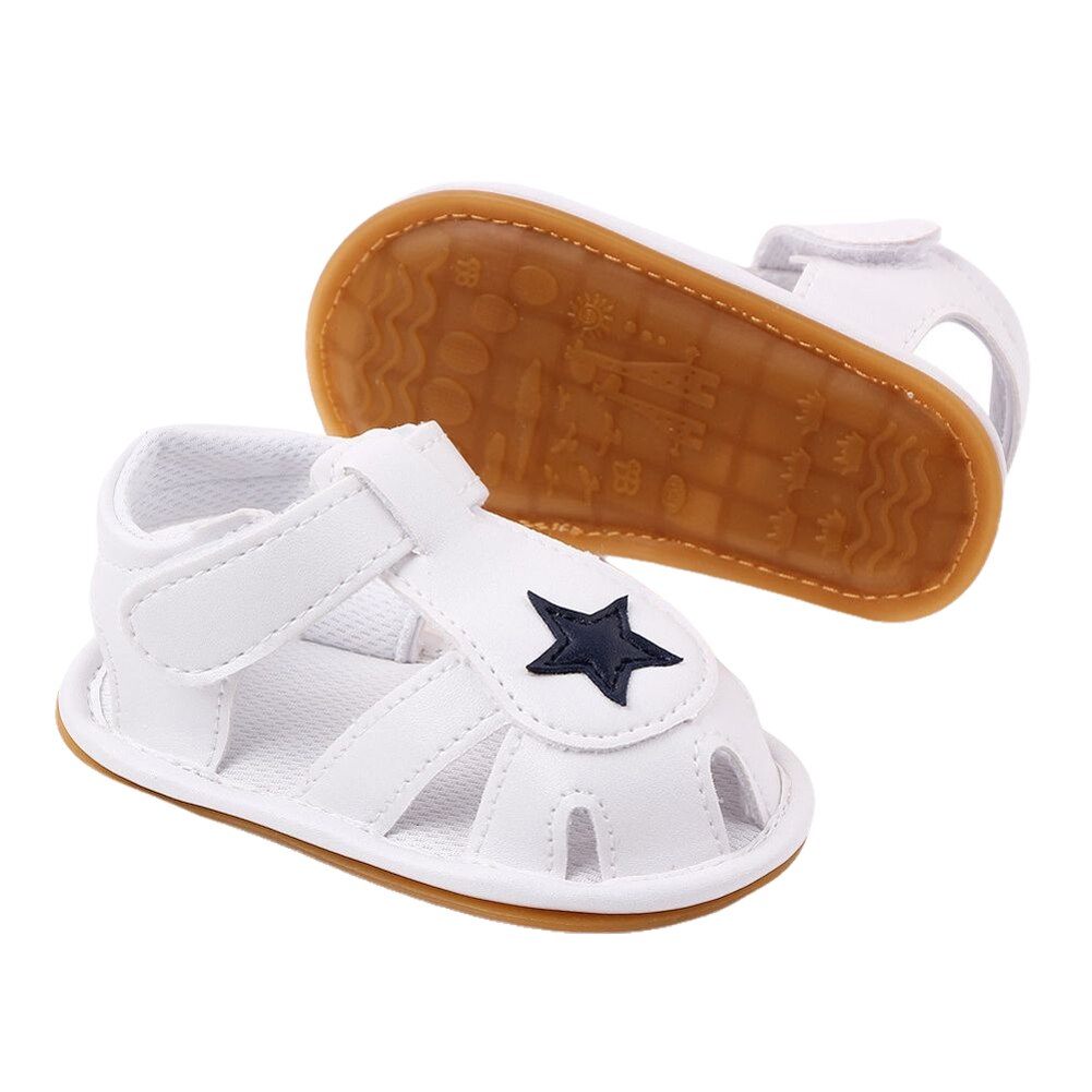 bébé fermé orteil chaussures sandales étoile modèle antidérapant infantile premier marcheur berceau chaussures Prewalkers sandales