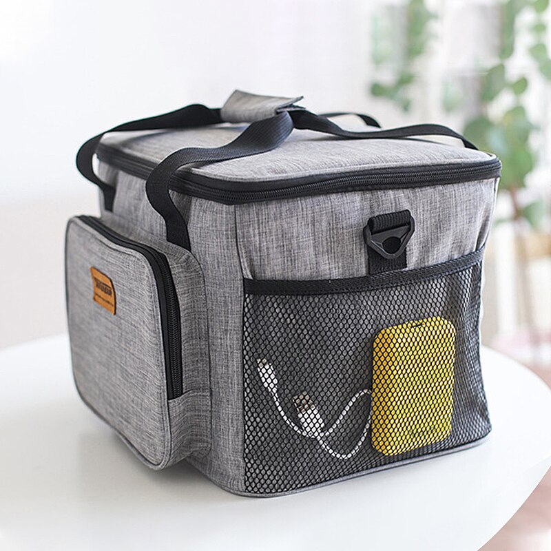 Travel Thermal Cooler Lunch Bags Picnic Food Beverage Drink Fresh Keeping Organizer Insulated Box Container Case Supplies