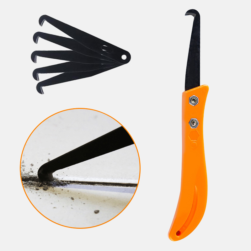 Tile Gap Repair Tool Cleaning and Removal Grout Hand Tools Notcher Collator Tile gap repair tool Hook Knife
