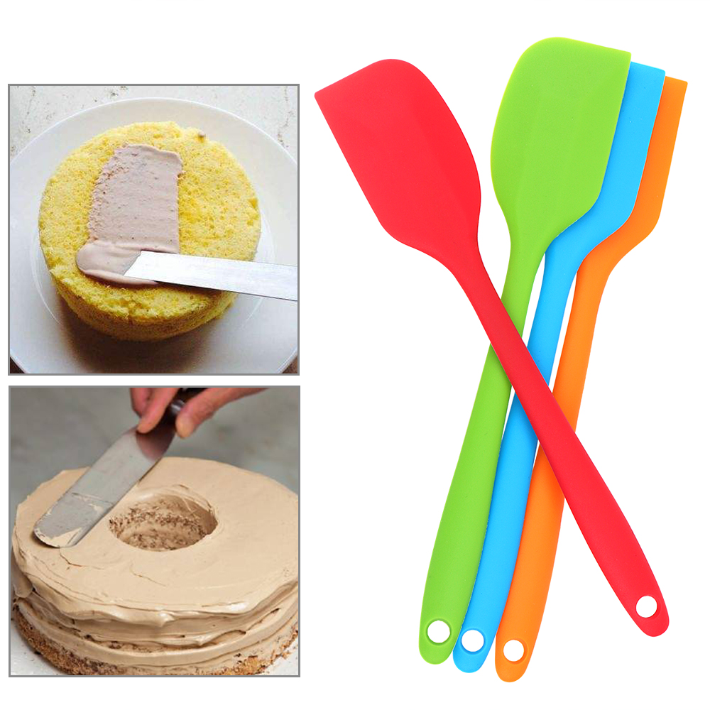 Bakken Gebak Gereedschappen Boter Mixer Cake Borstel Cake Roomboter Spatel Siliconen Gebak Spatel Mengen Batter Schraper