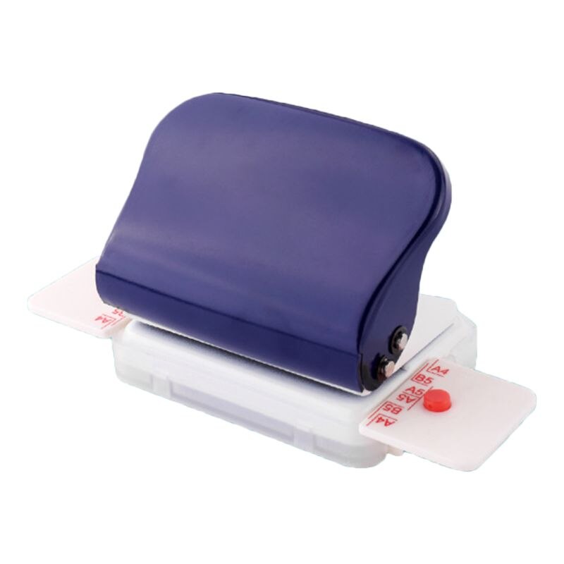 A4 B5 A5 30/26/20 Holes DIY Loose Leaf Hole Puncher Handmade Scrapbook Punch Tools Office School Supplies: Blue