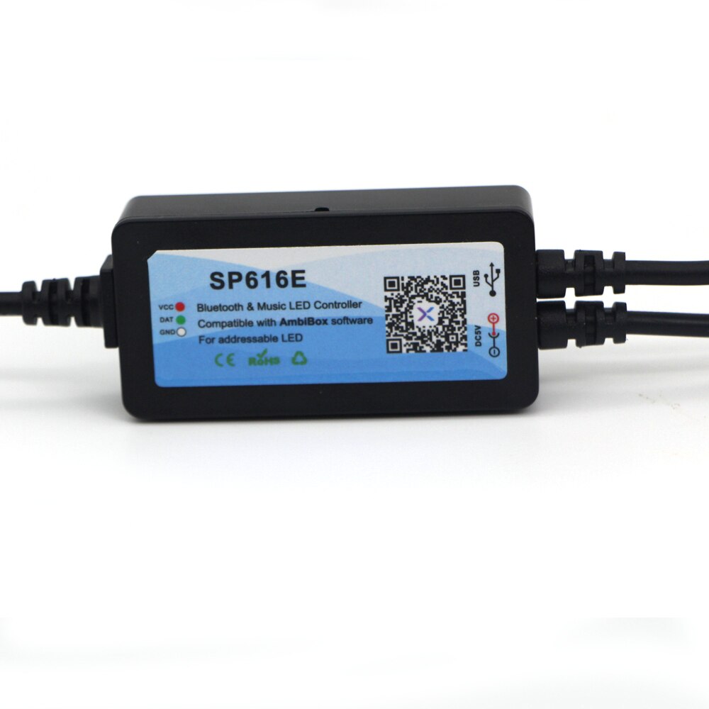 WS2812B Led Strip Diy Ambient Pc Droom Scherm WS2812 Licht Usb Computer Monitor Bluetooth-Compatibel SP616E Muziek Controller