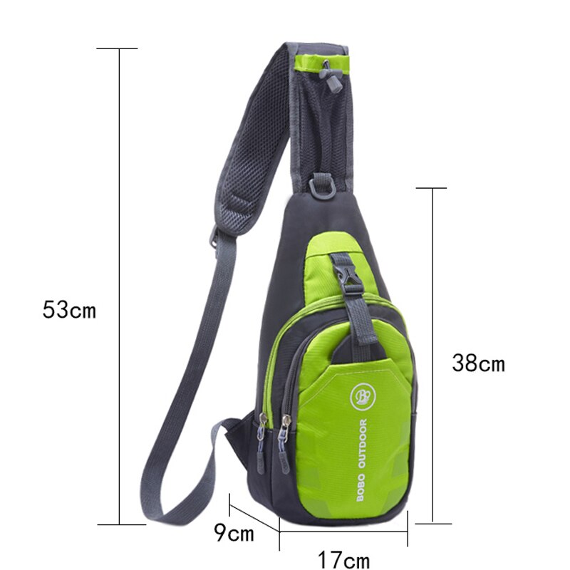 Outdoor Running Messenger Bag Sport Cycling Single Shoulder Pack Man Small Hiking Crossbody Bag Waterproof Bicycle Chest Bags