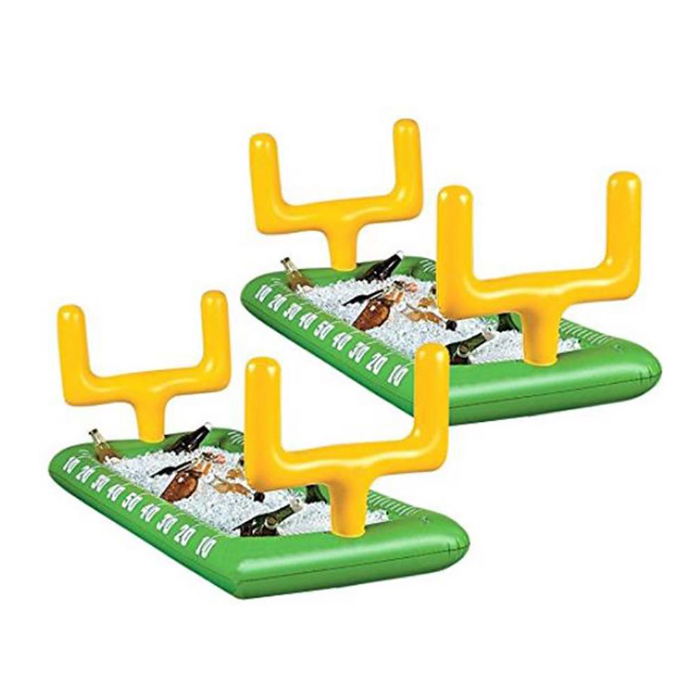 Oppustelig øl poolfest luftmadras oppustelig buffet salat isbakke flydende bar madkøler drikkevareholder til camping picnic