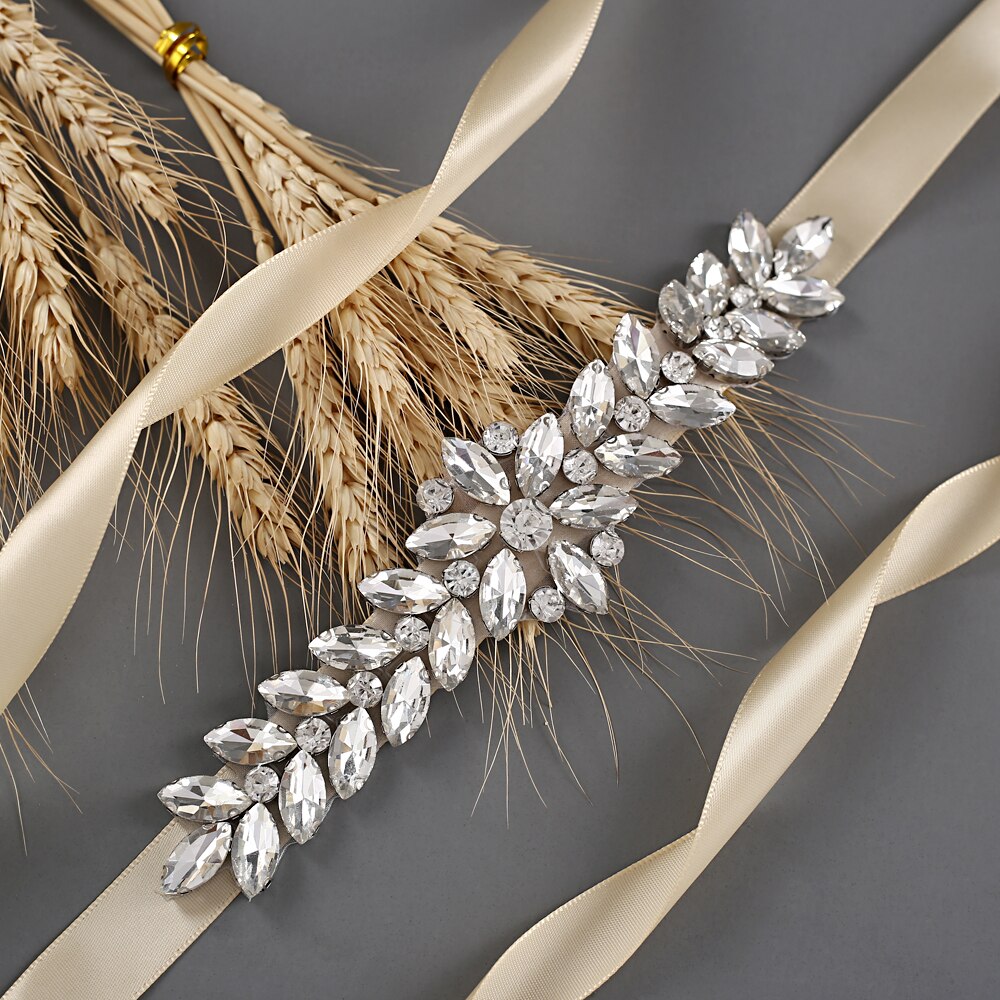 Trixy S69 Prachtige Strass Riem Bruiloft Riem Bruidsjurk Accessoires Huwelijk Bruids Sjerpen Bruiloft Bruids Riem Voor Bruiden