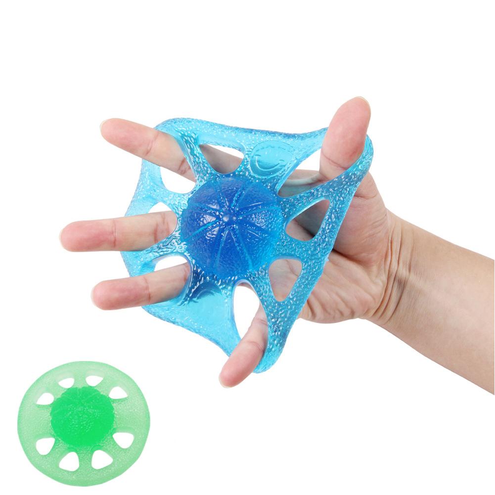 8-Hole Jelly Grip Bal Vinger Kracht Gripper TPE Materiaal Hand Revalidatie Training Bal