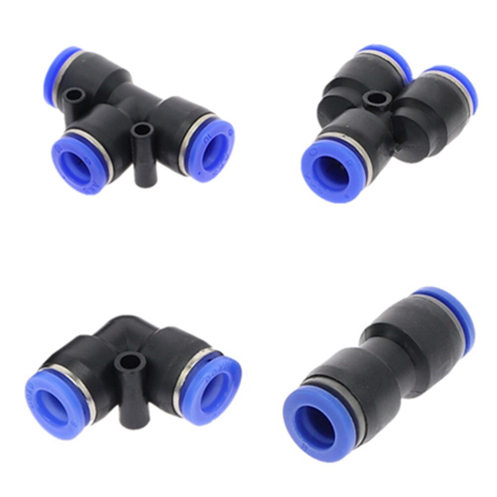 Pneumatische Fitting Tube Anschluss Armaturen Luft Schnell Wasser Rohr Push In Schlauch Schnell Couping 4mm 6mm 8mm 10mm 12mm PU PY PK