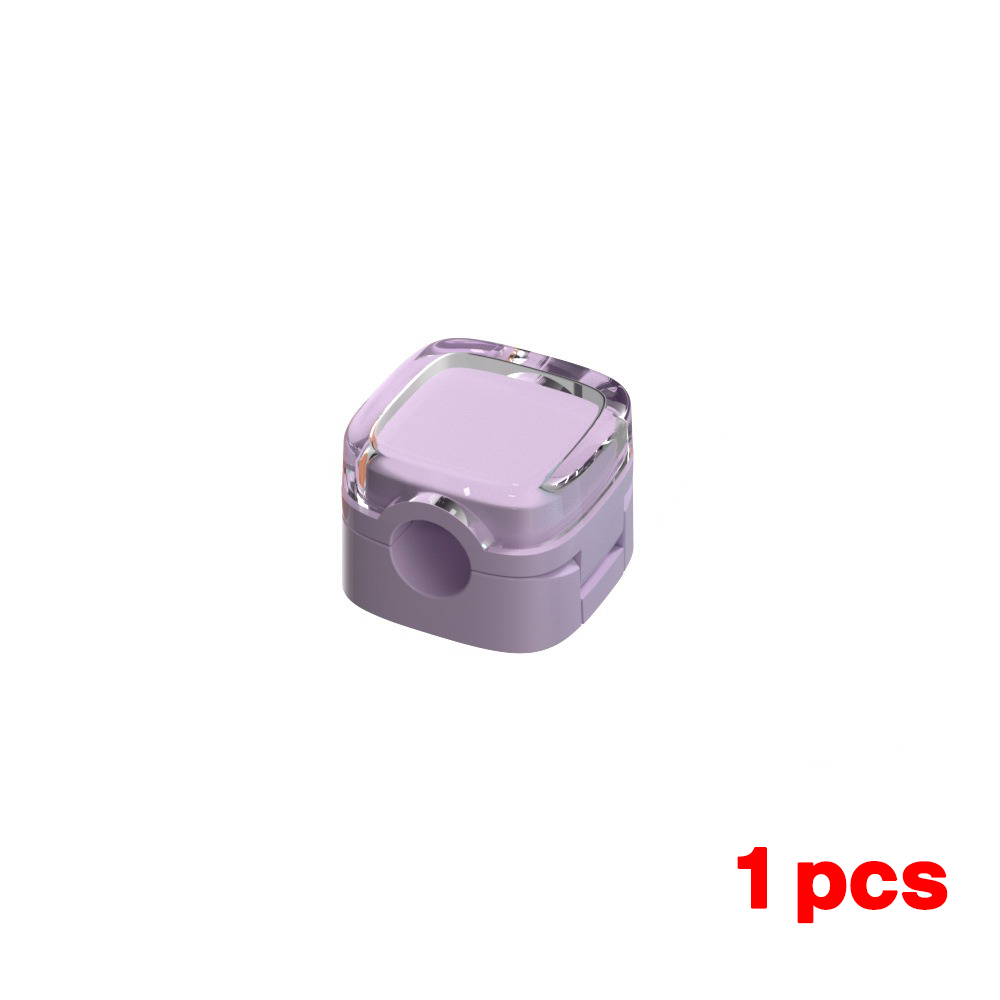 Clip de Cable magnético de escritorio, soporte de Cable ajustable suave debajo del escritorio, gestión de cables, soporte organizador de cables: Blanco