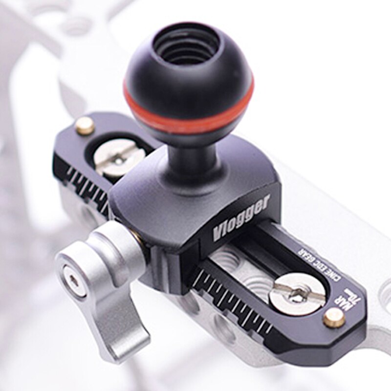 Camera Magic Arm Ball Head W/Nato Klem Connector Scharnierende Arm Vervangen Rig Dslr Monitor Draagbare Beugel Glijbaan Slot adapter