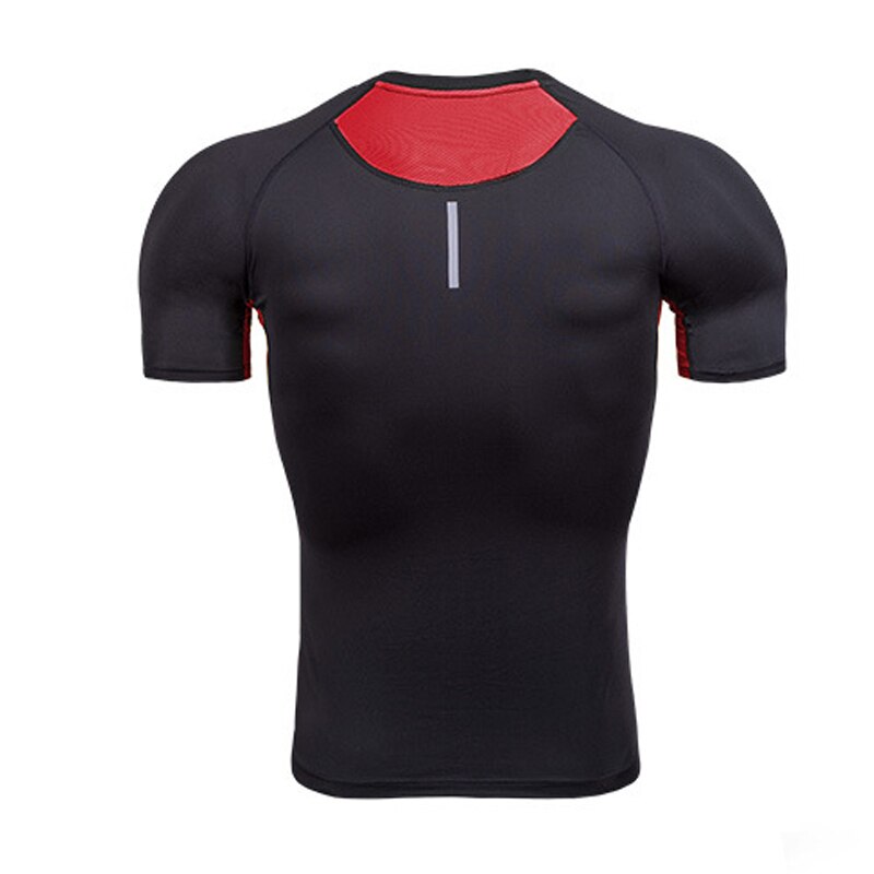 Herre plus size 5xl/6xl hurtigtørrende kompressions løbeskjorte kortærmet t-shirt overvægtige fitness toppe gym crossfit sportstøj