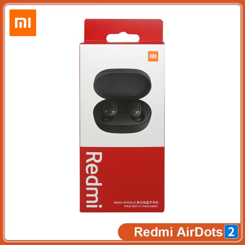 Xiaomi Redmi Airdots 2 Airdots S TWS Bluetooth 5.0 Earphone Stereo bass With Mic Handsfree Earbuds AI Control: Redmi Airdots 2