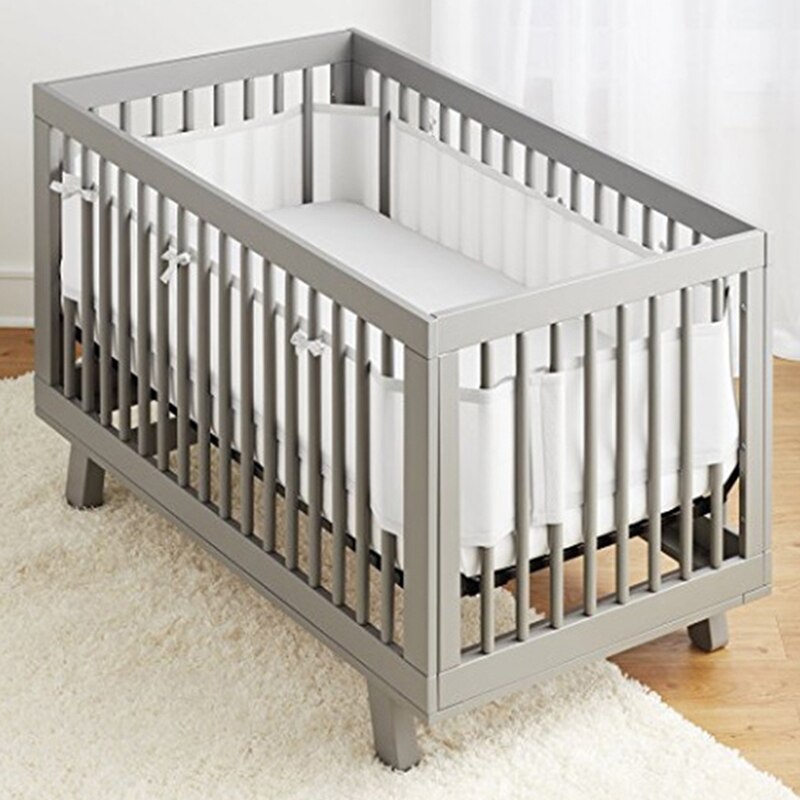 Baby Nursery Ademend Baby Bed Bumper Een Stuk Wieg Rond Kussen Cot Protector Kussens Pasgeborenen Room Decor