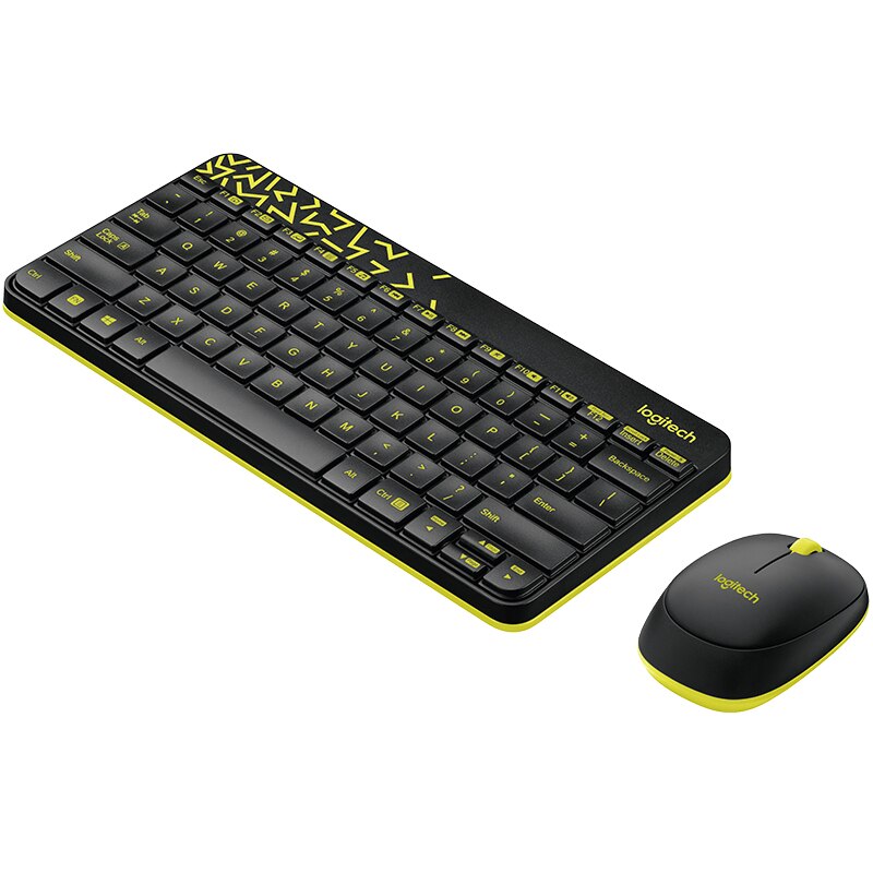 Logitech MK240 Wireless Keyboard Mouse Combo Nano USB Receiver For Laptop Desktop PC Home Office