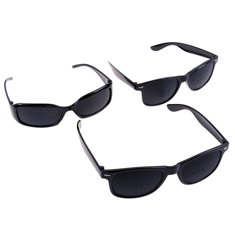 3 tyyliä unisex näönhoito neulanreikälasit neulanreikälasit silmäharjoitus näkö parantaa muovista luonnollista paranemista halvalla