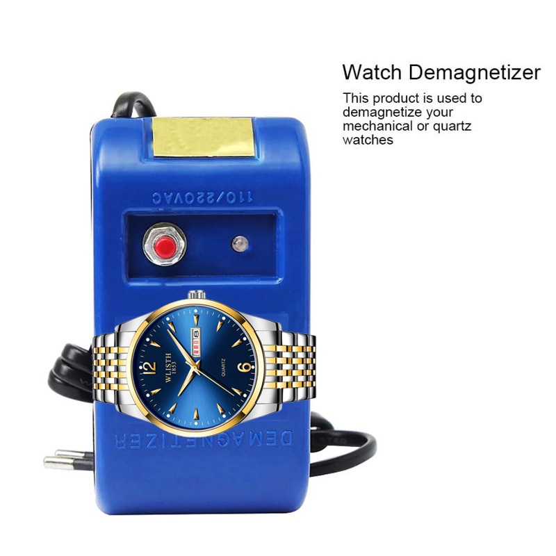 Horloge Demagnetizer Mechanische Quartz Horloge Reparatie Tool Elektrische Professionele Demagnetiseren Tool Voor Horlogemaker Eu Plug